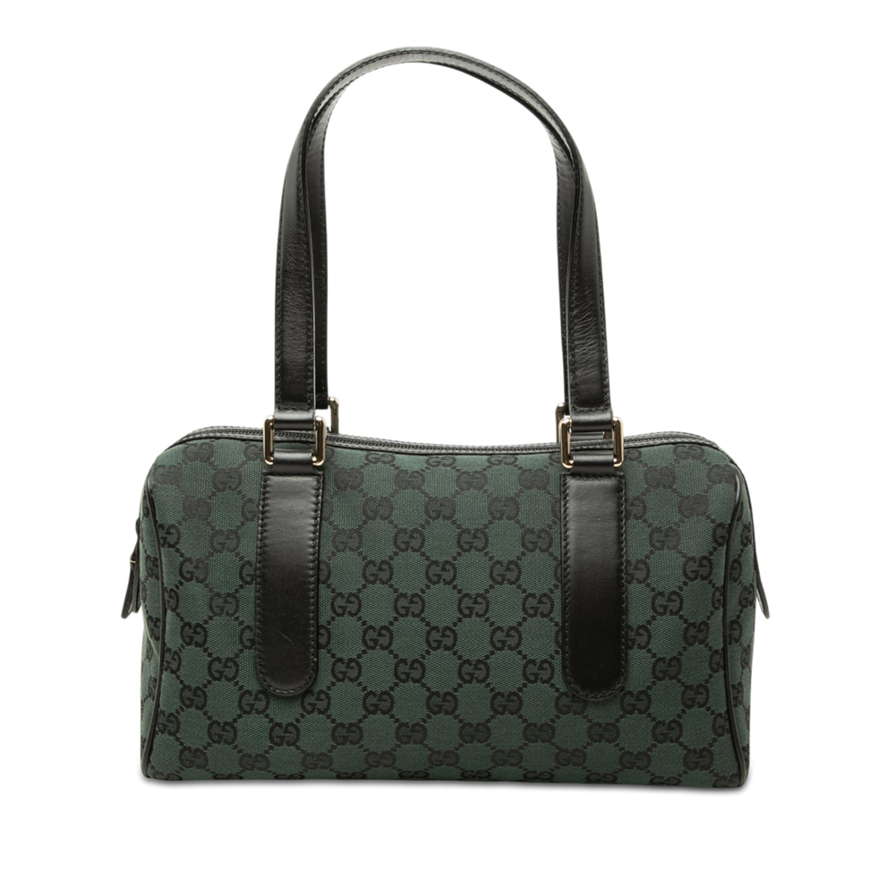 Pre-Loved Gucci GG Canvas Charmy Boston Bag